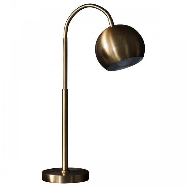 Gallery Interiors Balin Arched Table Lamp Bronze