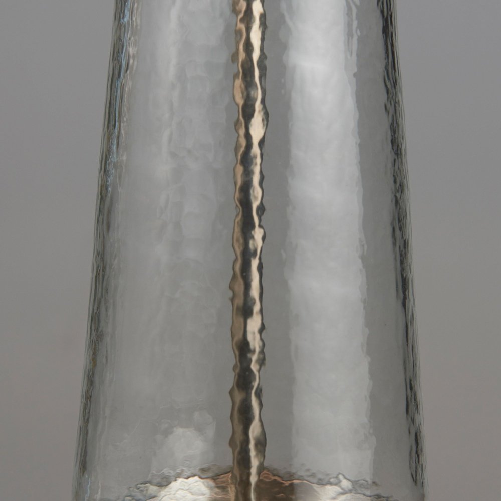 Product photograph of Olivia S Waverly Velvet Glass Table Lamp Grey from Olivia's.