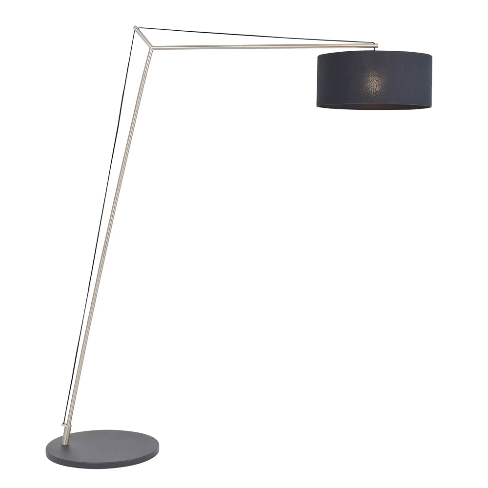 Product photograph of Olivia S Alva Floor Lamp In Antique Nickel from Olivia's.