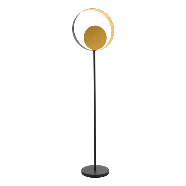 Gallery Interiors Cal Floor Lamp Brass