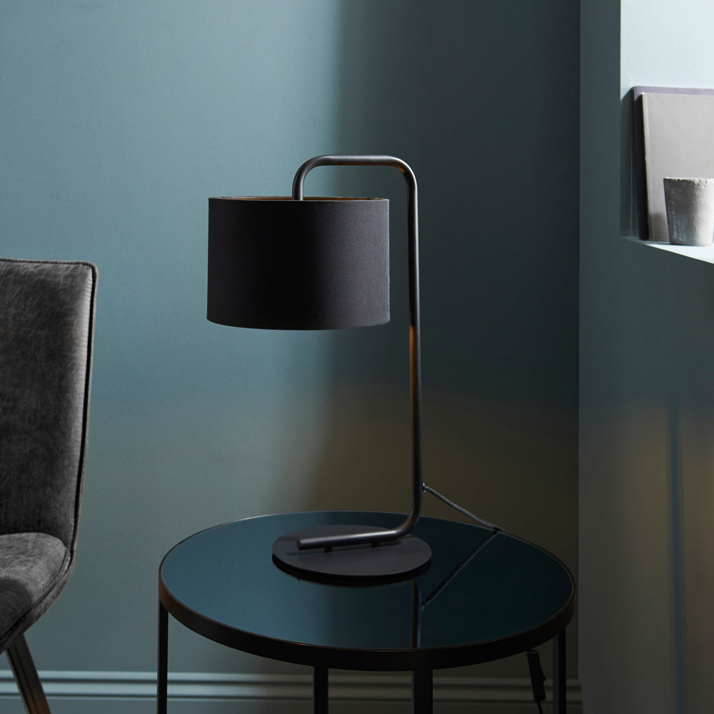 Product photograph of Olivia S Cora Table Lamp In Black from Olivia's.