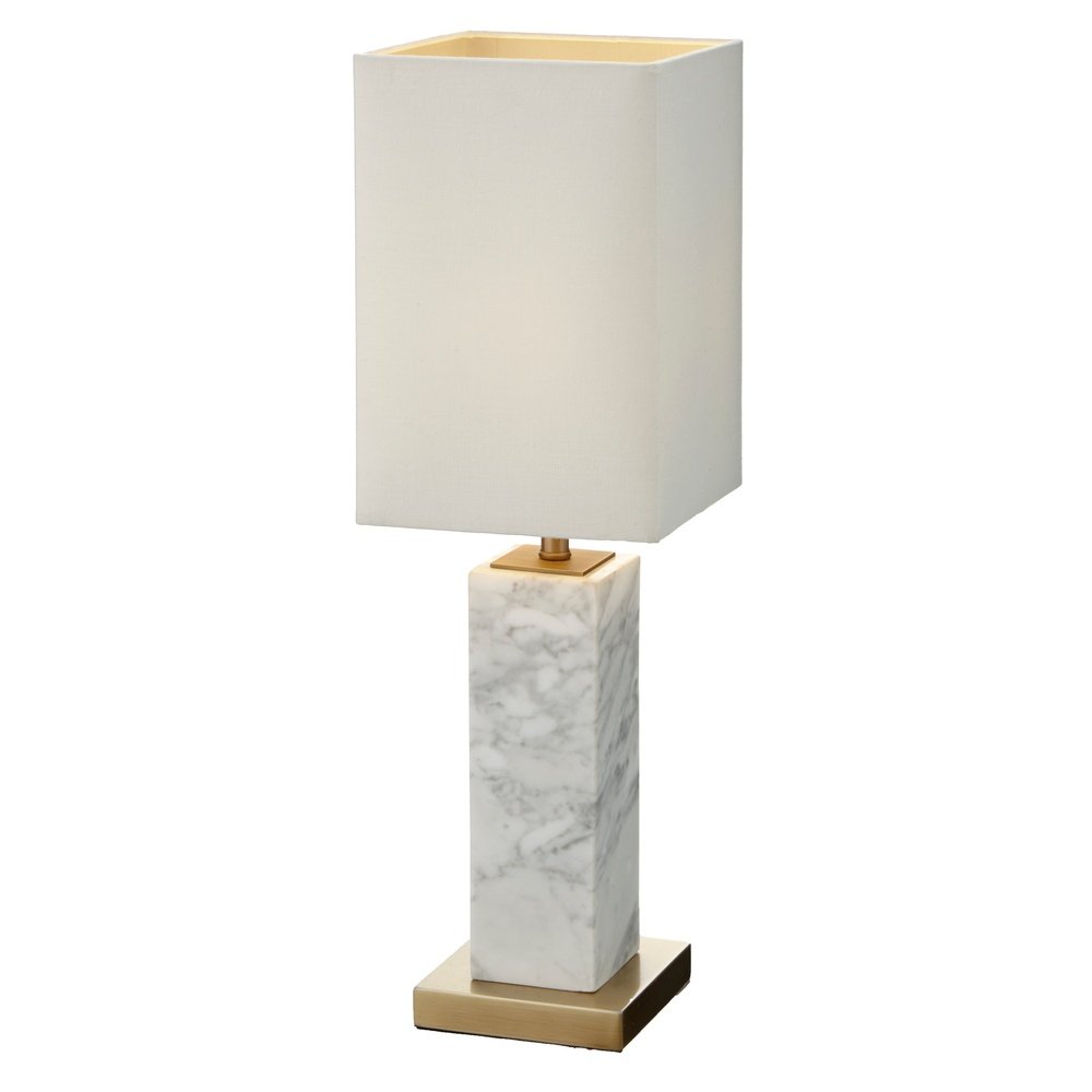 Product photograph of Rv Astley Micaela Marble Table Lamp White from Olivia's