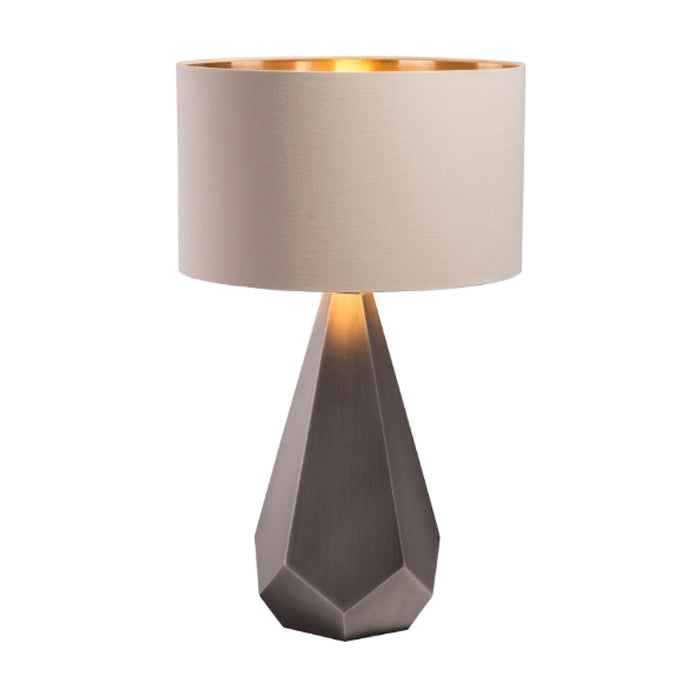 Product photograph of Rv Astley Agato Table Lamp Gunmetal from Olivia's