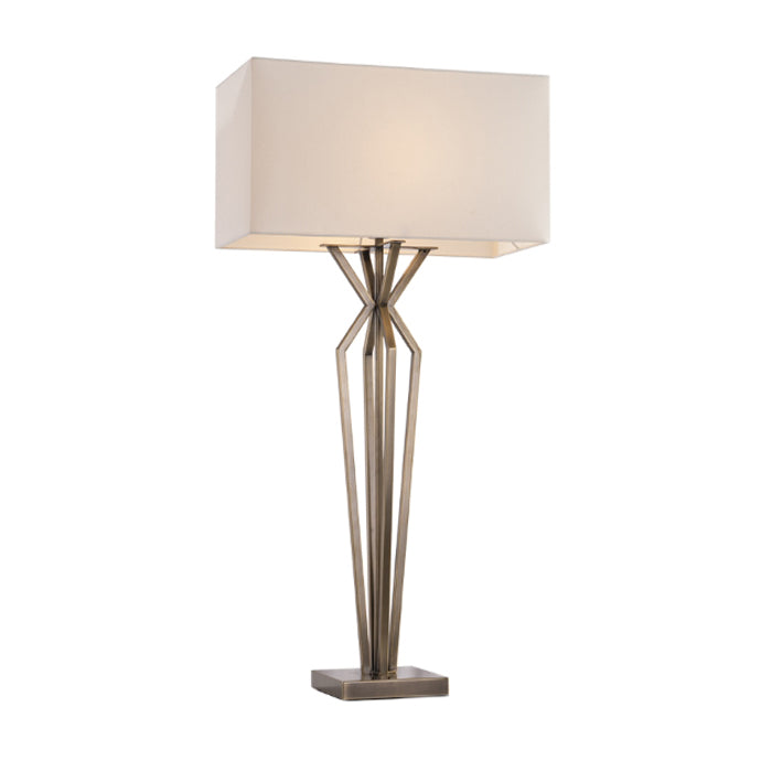 Product photograph of Rv Astley Vannes Table Lamp Antique Brass from Olivia's