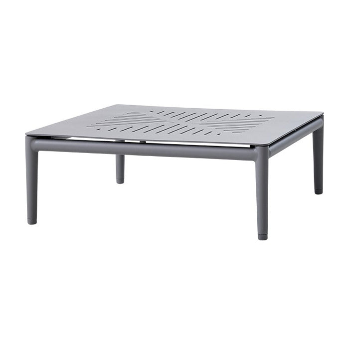 Product photograph of Cane-line Conic Outdoor Coffee Table Light Grey from Olivia's