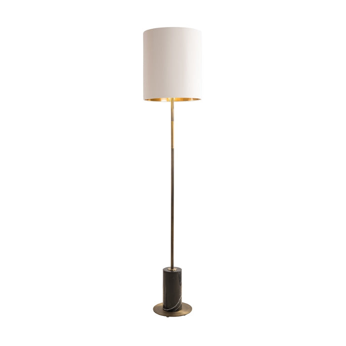 Rv Astley Maxone Floor Lamp Black And Antique Brass