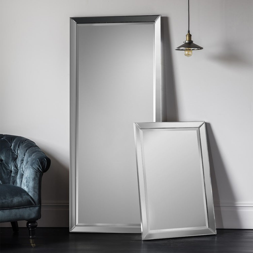 Product photograph of Gallery Interiors Luna Rectangle Mirror Black from Olivia's.