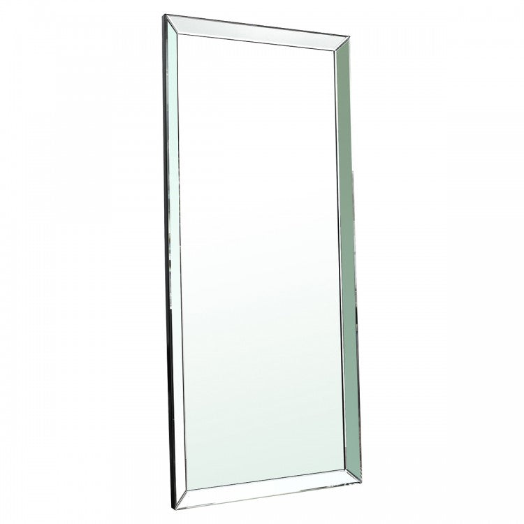 Product photograph of Gallery Interiors Luna Leaner Mirror In Chrome from Olivia's