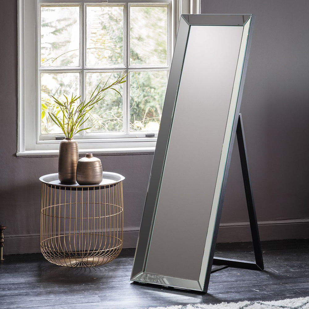 Product photograph of Gallery Interiors Luna Cheval Mirror from Olivia's.