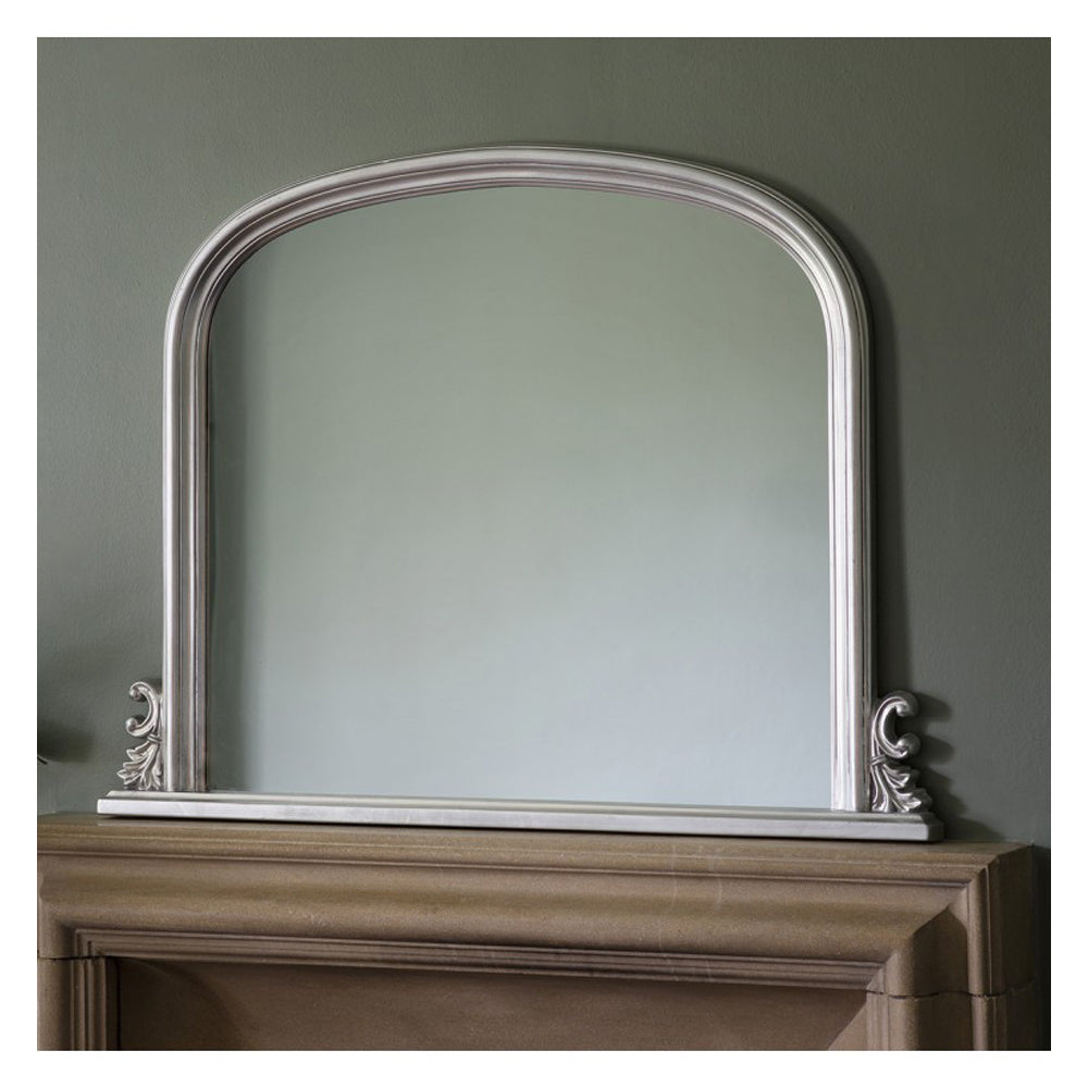 Product photograph of Gallery Interiors Thornby Mirror Silver from Olivia's.