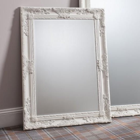 Gallery Direct Hampshire Rectangle Mirror Cream
