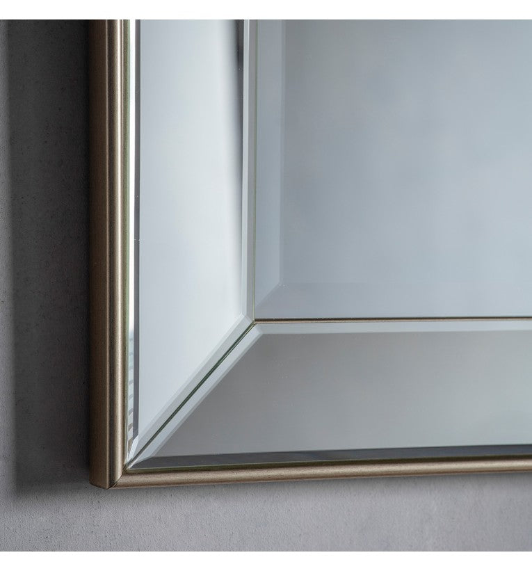 Product photograph of Gallery Interiors Baskin Mirror Small from Olivia's.