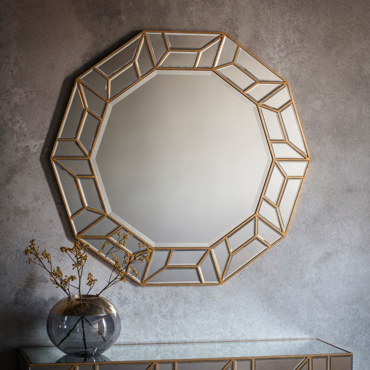 Product photograph of Gallery Interiors Celeste Mirror from Olivia's