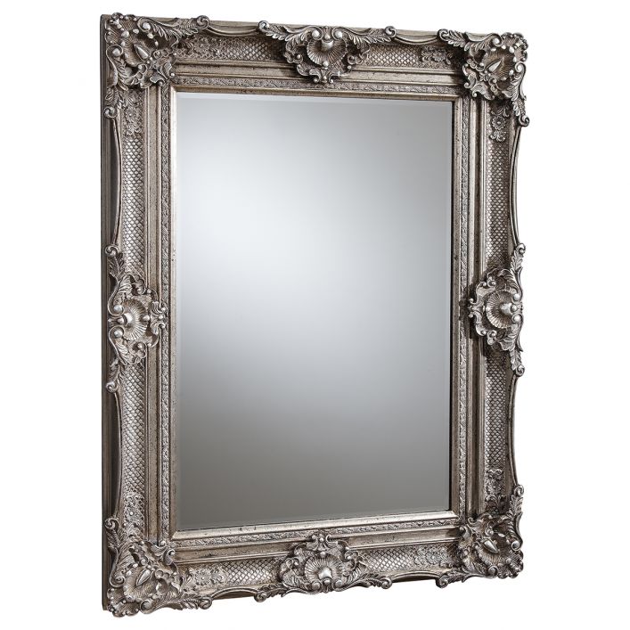 Product photograph of Gallery Interiors Stretton Mirror Silver from Olivia's.