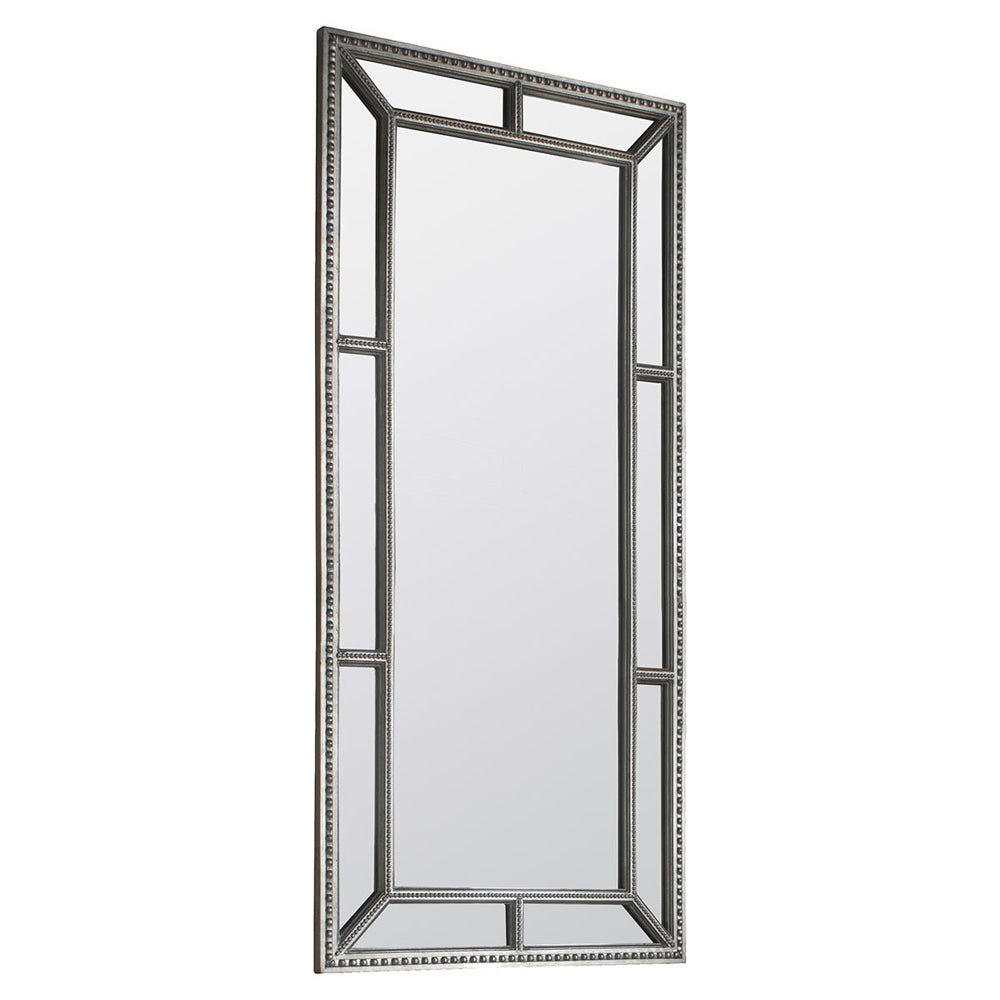Product photograph of Gallery Interiors Lawson Leaner Mirror In Silver from Olivia's