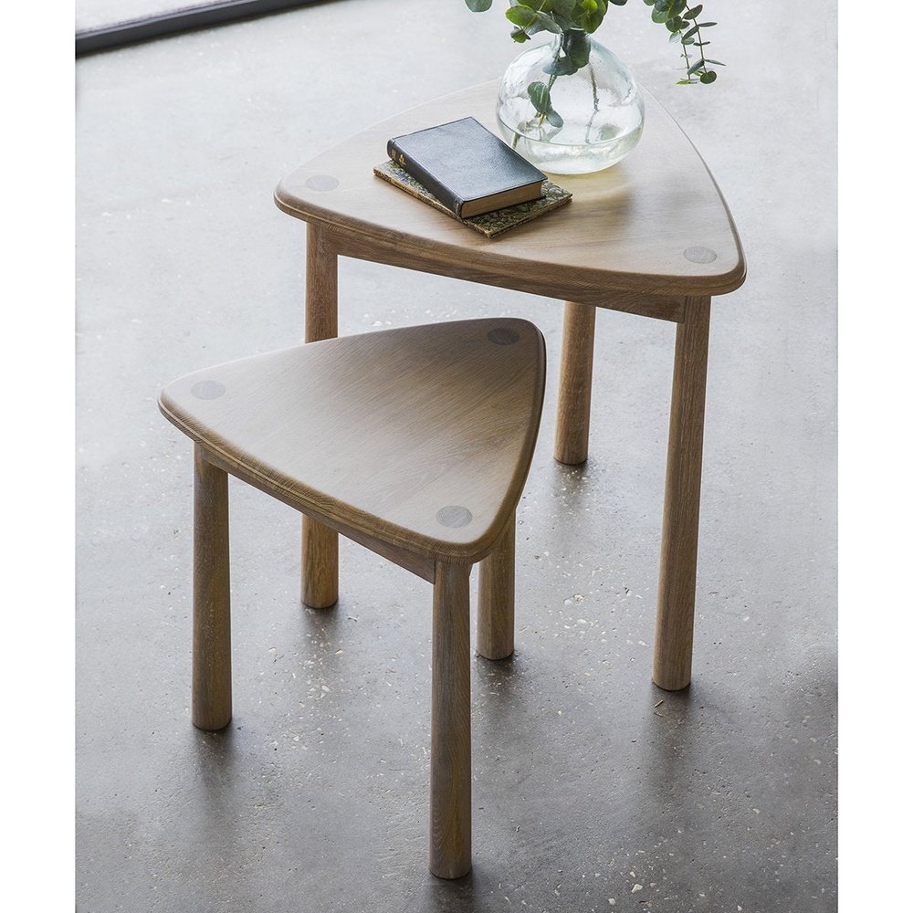 Product photograph of Gallery Interiors Hudson Living Wycombe Nest Of 2 Tables from Olivia's.