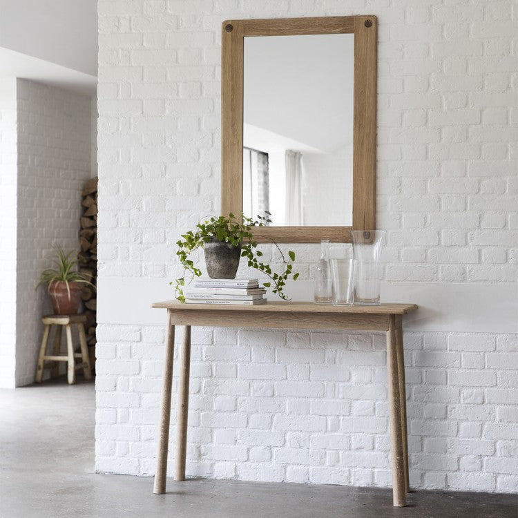 Product photograph of Gallery Interiors Wycombe Console Table from Olivia's
