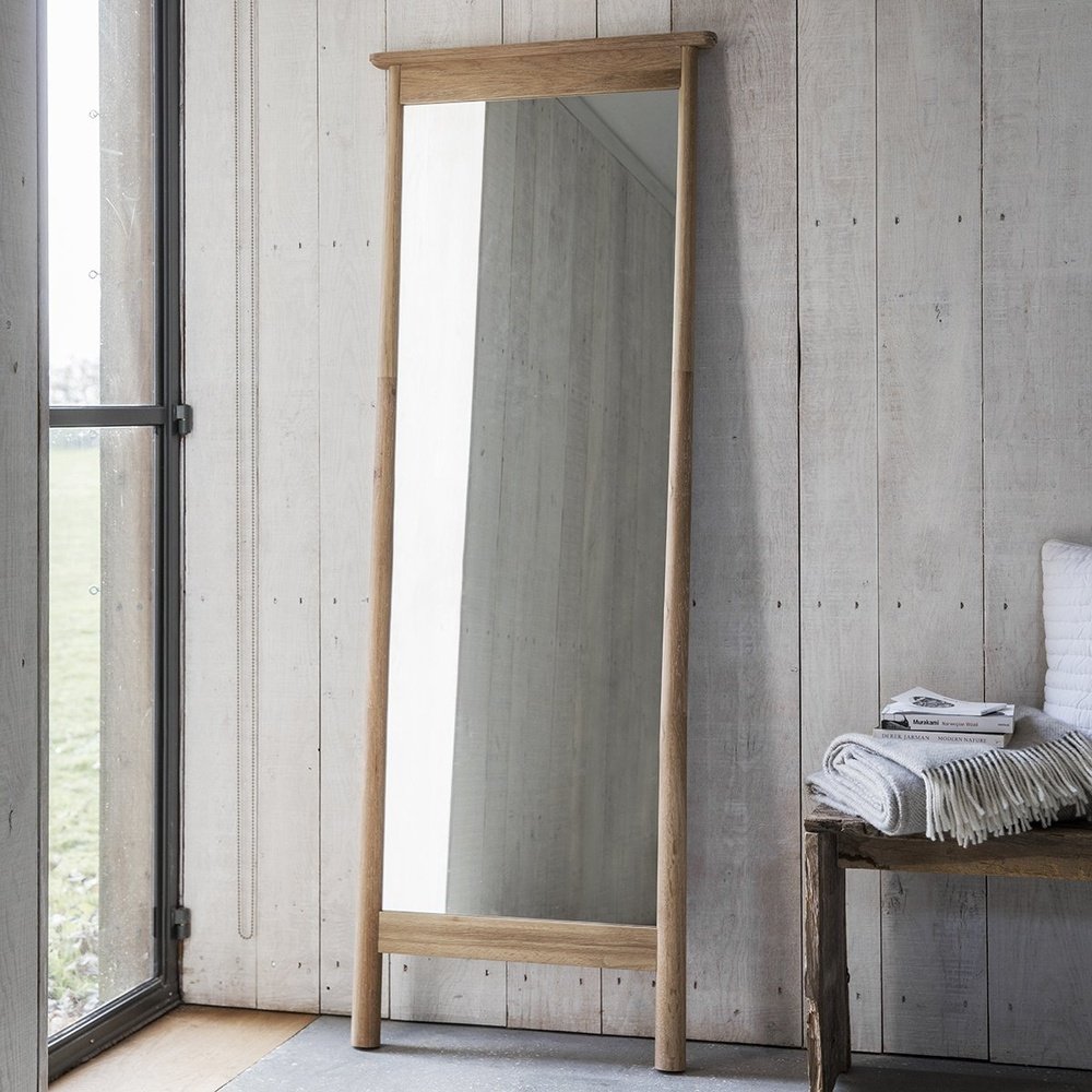 Product photograph of Gallery Interiors Wycombe Cheval Floor Length Mirror from Olivia's.