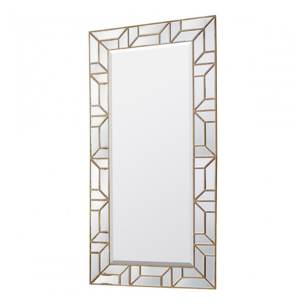 Gallery Direct Verbier Leaner Mirror Silver