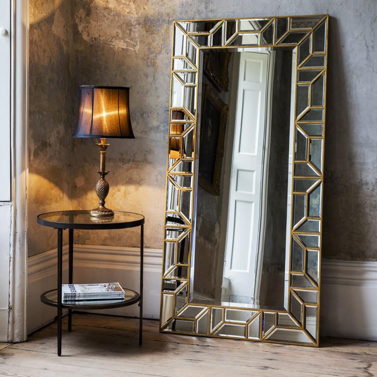 Gallery Interiors Verbier Leaner Mirror Outlet