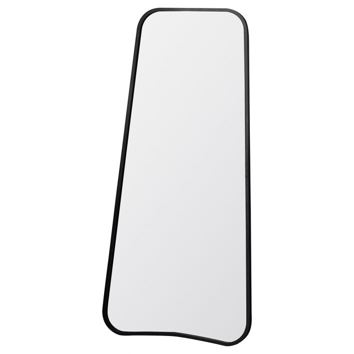 Product photograph of Gallery Interiors Kurva Leaner Mirror In Black from Olivia's