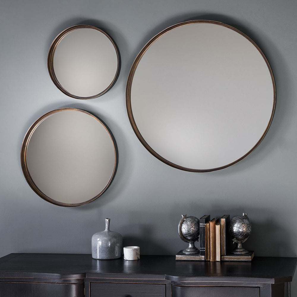 Product photograph of Gallery Interiors Reading Medium Mirrors Brown Medium from Olivia's.