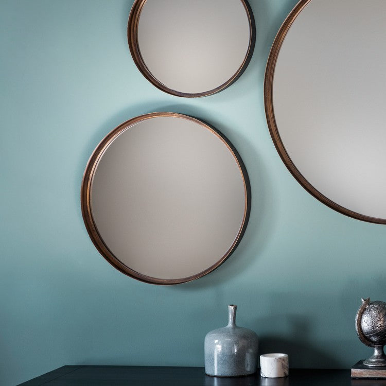 Product photograph of Gallery Interiors Reading Pair Of 2 Mirrors from Olivia's.