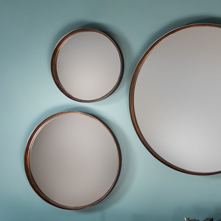 Gallery Interiors Small Reading Mirrors Brown Small