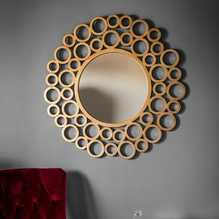 Product photograph of Gallery Interiors Wrakes Mirror from Olivia's.