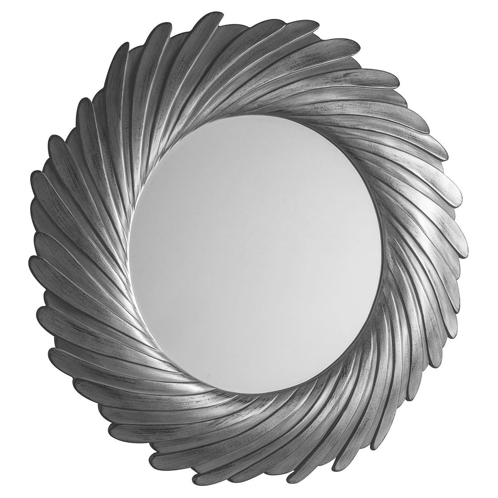 Product photograph of Gallery Interiors Lowry Mirror Silver from Olivia's.