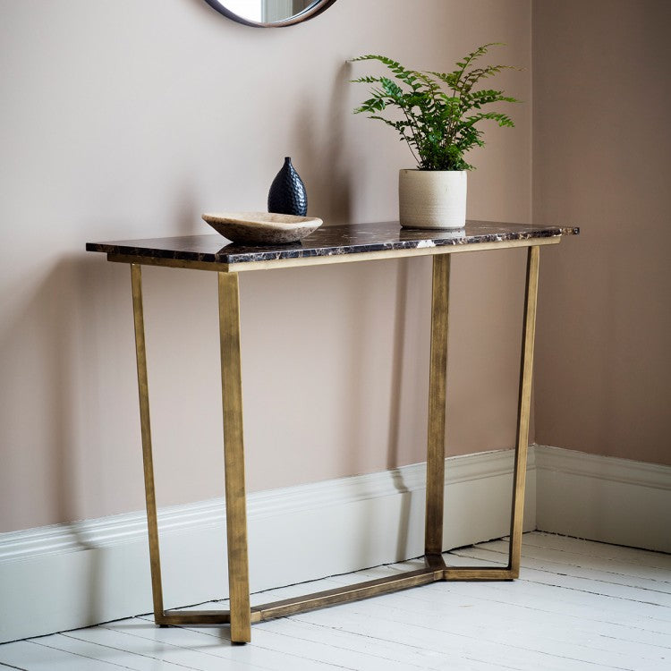 Gallery Direct Emperor Console Table Marble