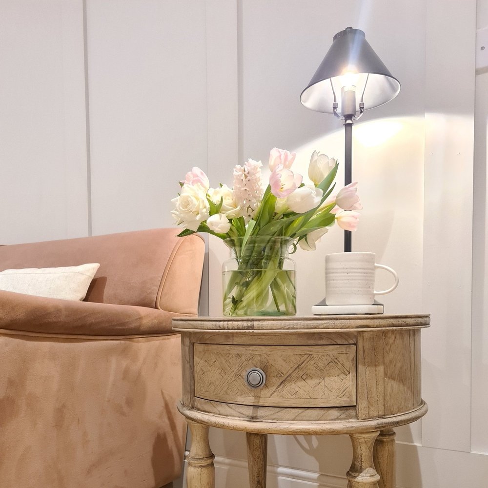 Product photograph of Elstead Provence Stick 1 Light Table Lamp Old Bronze from Olivia's.