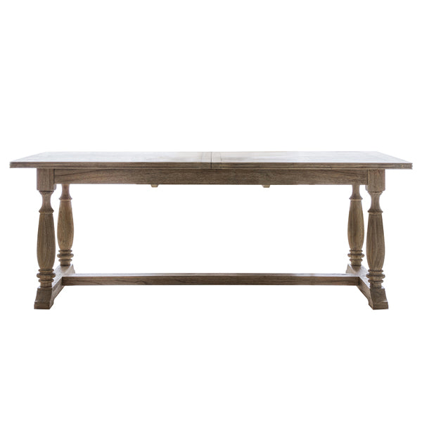 Product photograph of Gallery Interiors Mustique 8-10 Seater Extending Dining Table from Olivia's