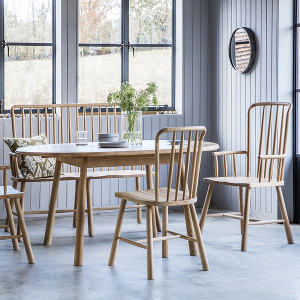 Product photograph of Gallery Interiors Set Of 2 Wycombe Carver Dining Chairs from Olivia's.