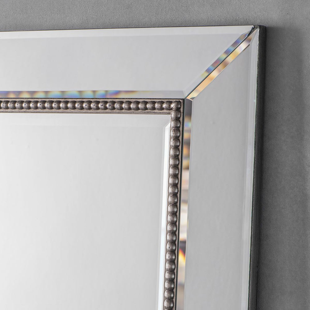 Product photograph of Gallery Interiors Regent Mirror Silver Small from Olivia's.