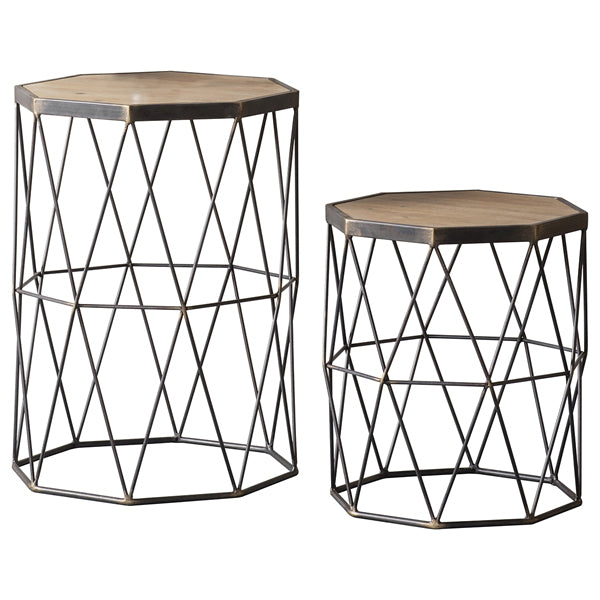 Product photograph of Gallery Interiors Marshal Side Table from Olivia's.