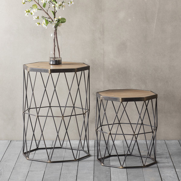 Product photograph of Gallery Interiors Marshal Side Table from Olivia's.