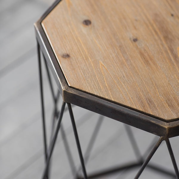 Product photograph of Gallery Interiors Marshal Side Table from Olivia's.
