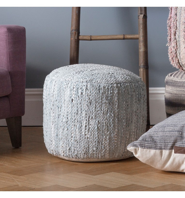 Gallery Direct Galaxite Pouffe In Stone