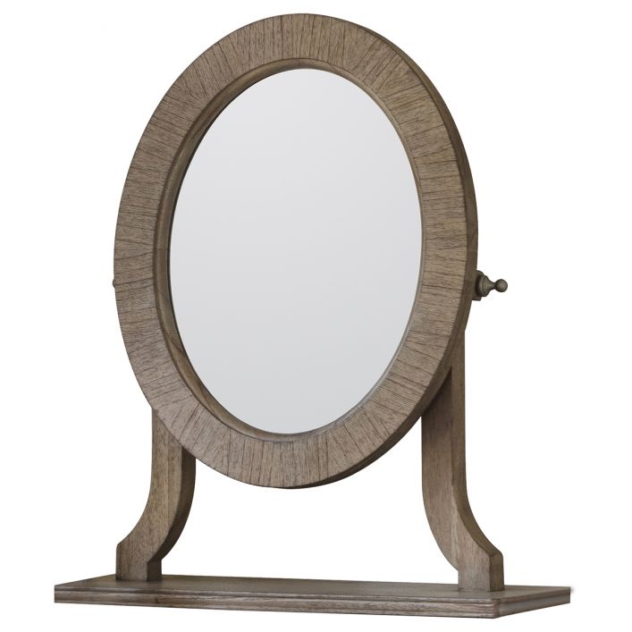 Product photograph of Gallery Interiors Mustique Dressing Table Mirror from Olivia's.
