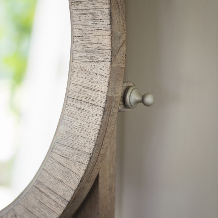 Product photograph of Gallery Interiors Mustique Dressing Table Mirror from Olivia's.