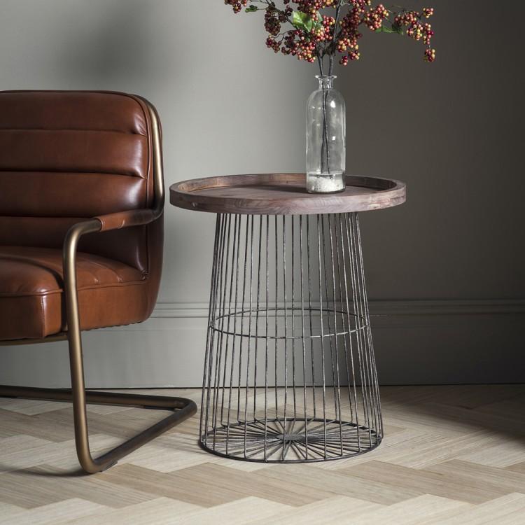 Product photograph of Gallery Interiors Menzies Boho Side Table Outlet from Olivia's