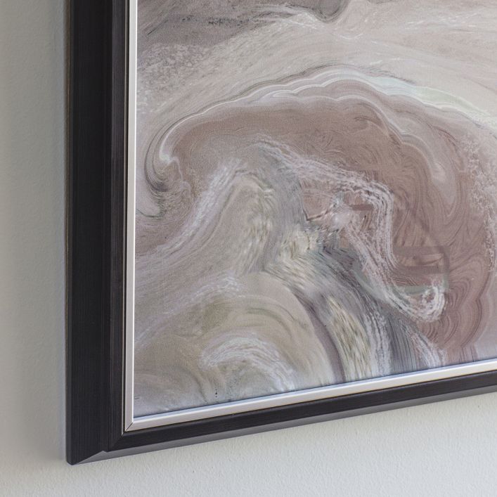 Product photograph of Gallery Interiors Crystal Fluid Abstract Framed Art from Olivia's.