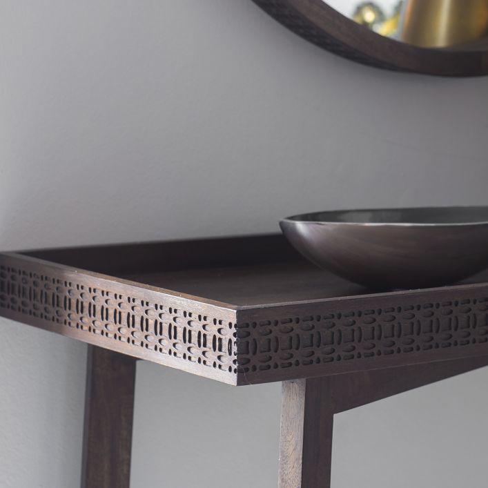 Product photograph of Gallery Interiors Boho Retreat Console Table from Olivia's.