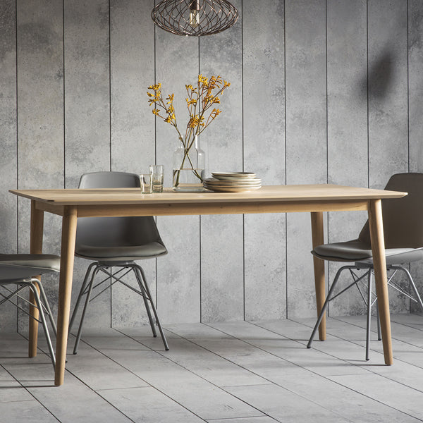 Product photograph of Gallery Interiors Milano 6 Seater Dining Table from Olivia's.