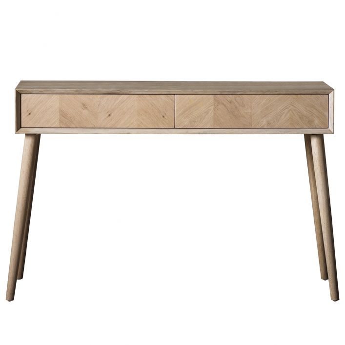 Product photograph of Gallery Interiors Milano 2 Drawer Console Table from Olivia's