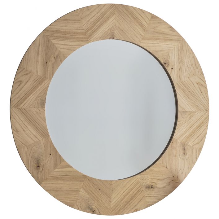 Product photograph of Gallery Interiors Milano Round Mirror from Olivia's.