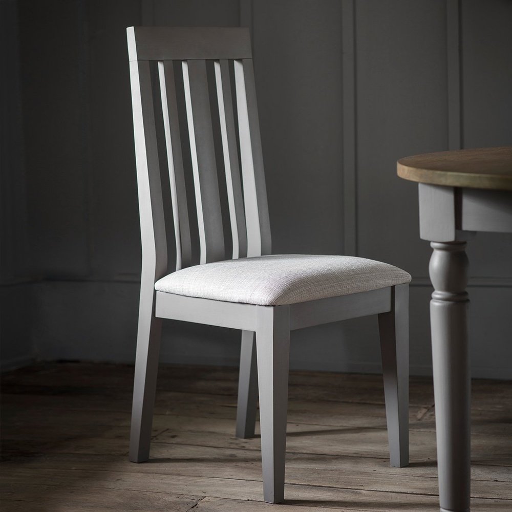 Gallery Direct Cookham Dining Chair In Grey Pair