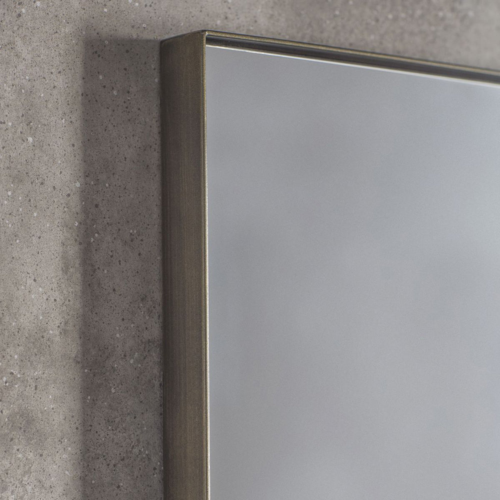 Product photograph of Gallery Interiors Hurston Mirror Bronze from Olivia's.