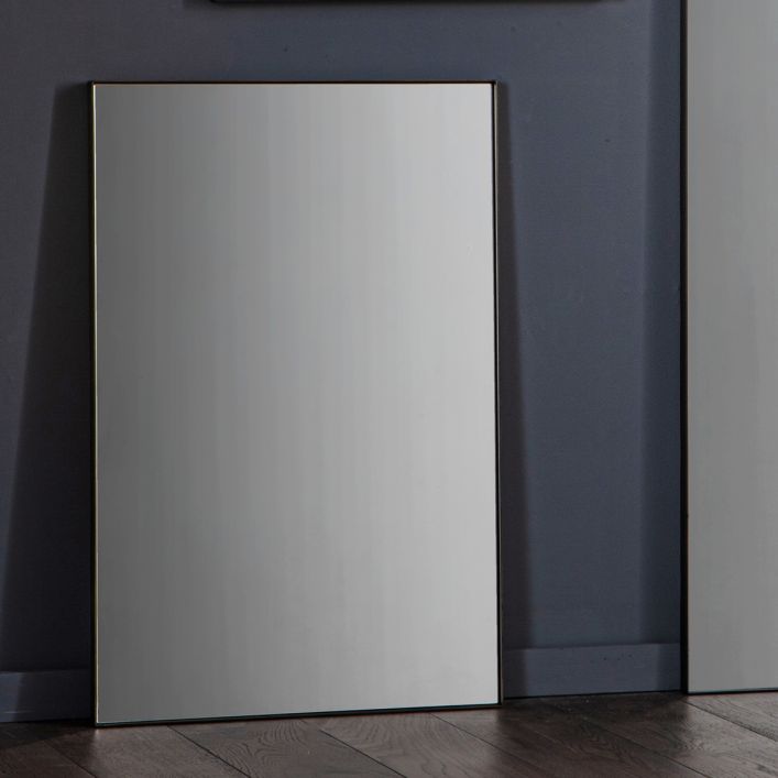 Product photograph of Gallery Interiors Hurston Wall Mirror Black from Olivia's.